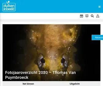 Duikeninbeeld.tv(Dé leukste website voor en door duikers en snorkelaars) Screenshot