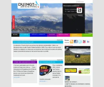 Duingt.fr(Site officiel de la commune) Screenshot