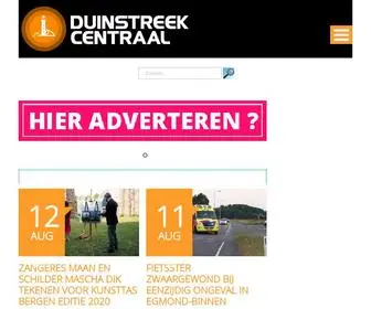 Duinstreekcentraal.nl(Duinstreek Centraal) Screenshot