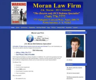 Duiover.com(Moran Law Firm) Screenshot