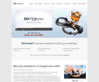 Duiprotector.com(DUI Protector) Screenshot