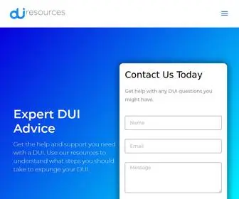 Duiresources.net(DUI Resources) Screenshot