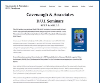 Duiseminar.com(Cavenaugh & Associates) Screenshot