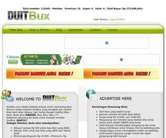 Duitbux.com(DuitBux PTC Indonesia) Screenshot