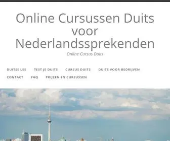 Duitsvoornederlanders.de(Online Cursus Duits) Screenshot