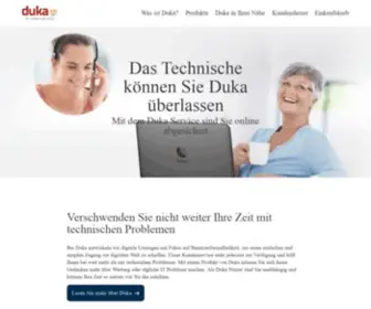 Dukapc.de(Der besonders einfach zu bediende Computer) Screenshot