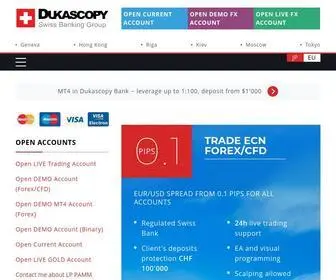 Dukascopy.com(Forex Trading) Screenshot
