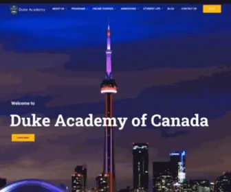 Dukeacademy.ca(Duke Academy) Screenshot