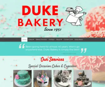 Dukebakeryinc.com(Favorite family bakery in Alton and Granite City since 1951) Screenshot