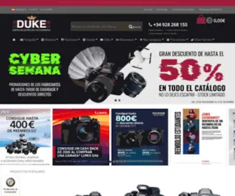Dukefotografia.com(Tienda de Fotografía y Vídeo Online en España) Screenshot