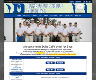 Dukegolfschool.com(Duke Golf School) Screenshot