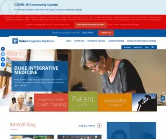 Dukeintegrativemedicine.org(Duke Integrative Medicine) Screenshot
