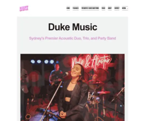Dukemusic.com.au(Duke Music) Screenshot