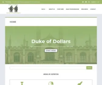 Dukeofdollars.com(Dukeofdollars) Screenshot