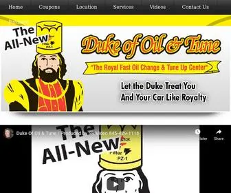 Dukeofoilandtune.com(Duke of Oil & Tune) Screenshot