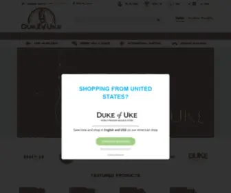 Dukeofuke.co.uk(Duke of Uke) Screenshot