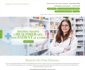 Dukepharmacy.ca(Independent Pharmacy in Toronto) Screenshot