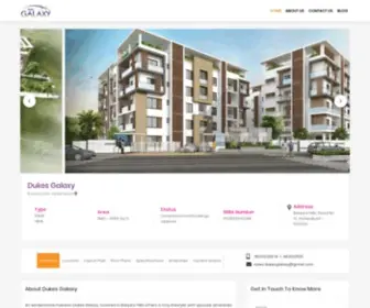 Dukesgalaxy.com(Flats For Sale in Hyderbad) Screenshot