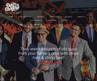 Dukesofdixieland.com(DUKES of Dixieland) Screenshot