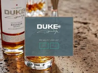 Dukespirits.com(Duke Spirits) Screenshot