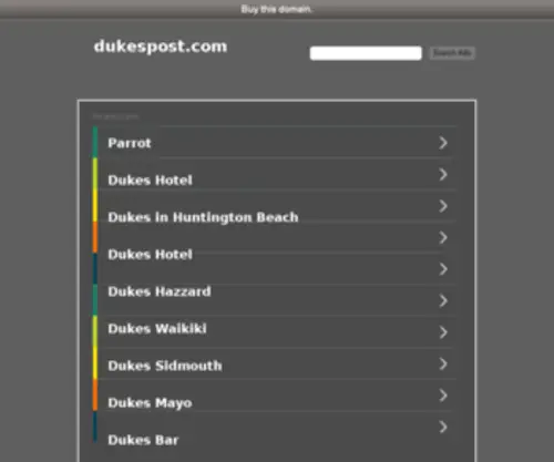 Dukespost.com(Dukespost) Screenshot