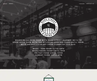 Dukestreetmarket.com(Duke Street Food & Drink Market) Screenshot