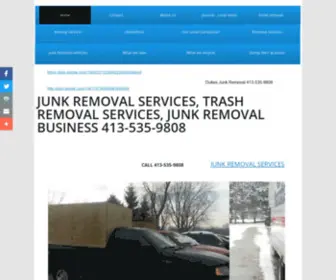 Dukeswastemanagement.com(Dukes Waste Management & More Junk removal) Screenshot