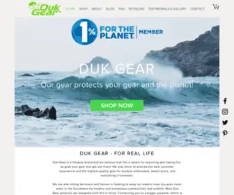 Dukgear.com(Duk Gear) Screenshot