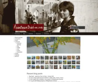 Dukhanina.com(Anastasia Dukhanina) Screenshot