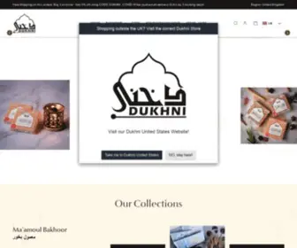 Dukhni.com(Dukhni (UK)) Screenshot