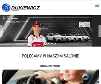 Dukiewicz.pl(Salon i serwis Alfa Romeo Subaru Abarth Fiat Warszawa) Screenshot