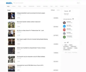 Duklr.com(Short news on web) Screenshot