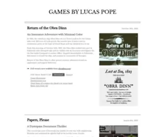 Dukope.com(Games by Lucas Pope) Screenshot
