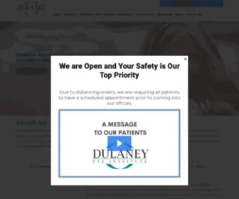 Dulaneyeye.com(Dulaney eye institute) Screenshot