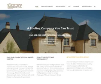 Dulayroofing.com(Roofing Vancouver) Screenshot