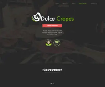 Dulcecrepes.com(Dulce Crepes) Screenshot