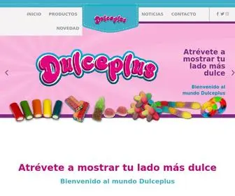 Dulceplus.com(Haciendo tu vida más dulce) Screenshot