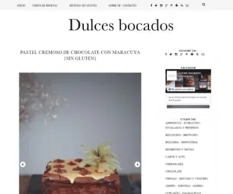 Dulcesbocados.com(Dulces bocados) Screenshot