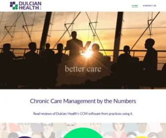 Dulcianhealth.com(Dulcian Health develops leading software) Screenshot
