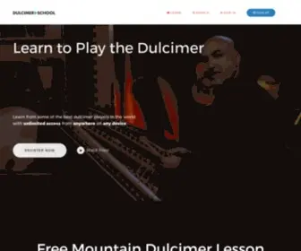 Dulcimerschool.com(Dulcimer School) Screenshot