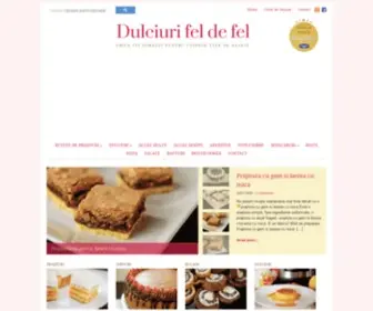 Dulciurifeldefel.ro(Dulciuri fel de fel) Screenshot
