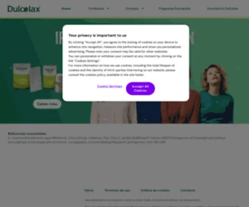 Dulcolax.com.ar(Dulcolax®) Screenshot