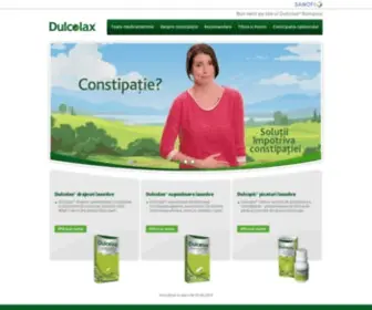 Dulcolax.ro(Dulcolax®) Screenshot