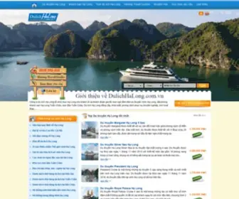 Dulichhalong.com.vn(Du lịch Hạ Long) Screenshot