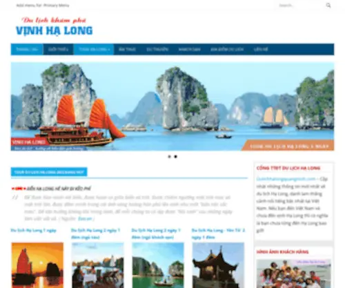 Dulichhalongquangninh.com(Tour) Screenshot