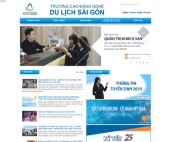 Dulichsaigon.edu.vn(Trang chủ) Screenshot