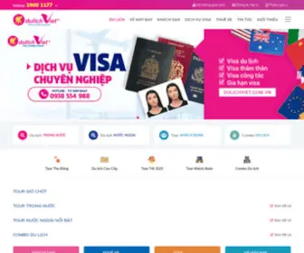 Dulichviet.com.vn(Mạng bán TOUR DU LỊCH trực tuyến hàng đầu Việt nam) Screenshot