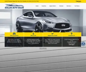 Dullesautosales.com(Used cars chantilly va) Screenshot