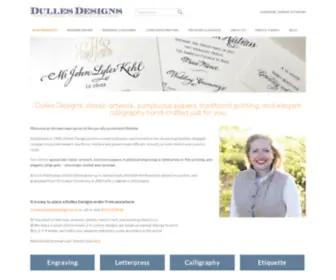 Dullesdesigns.com(Elegant Stationery) Screenshot