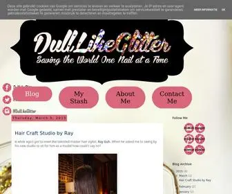 Dulllikeglitter.com(Saving the World One Nail at a Time) Screenshot